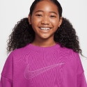 Nike Steertwear Club Flee Crew Shine Kids' Shirt