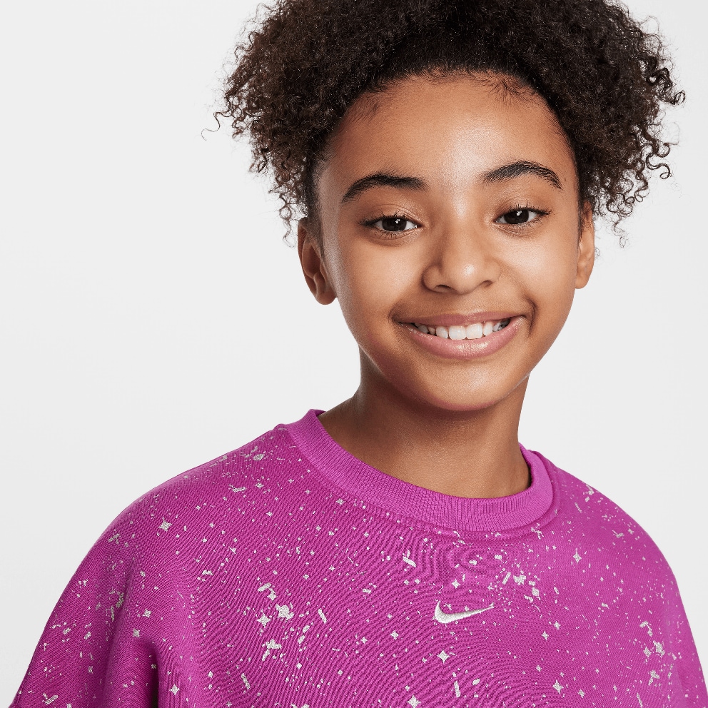 Nike G Nsw Club Flc Bxy Crw Shne Kids' Shirt