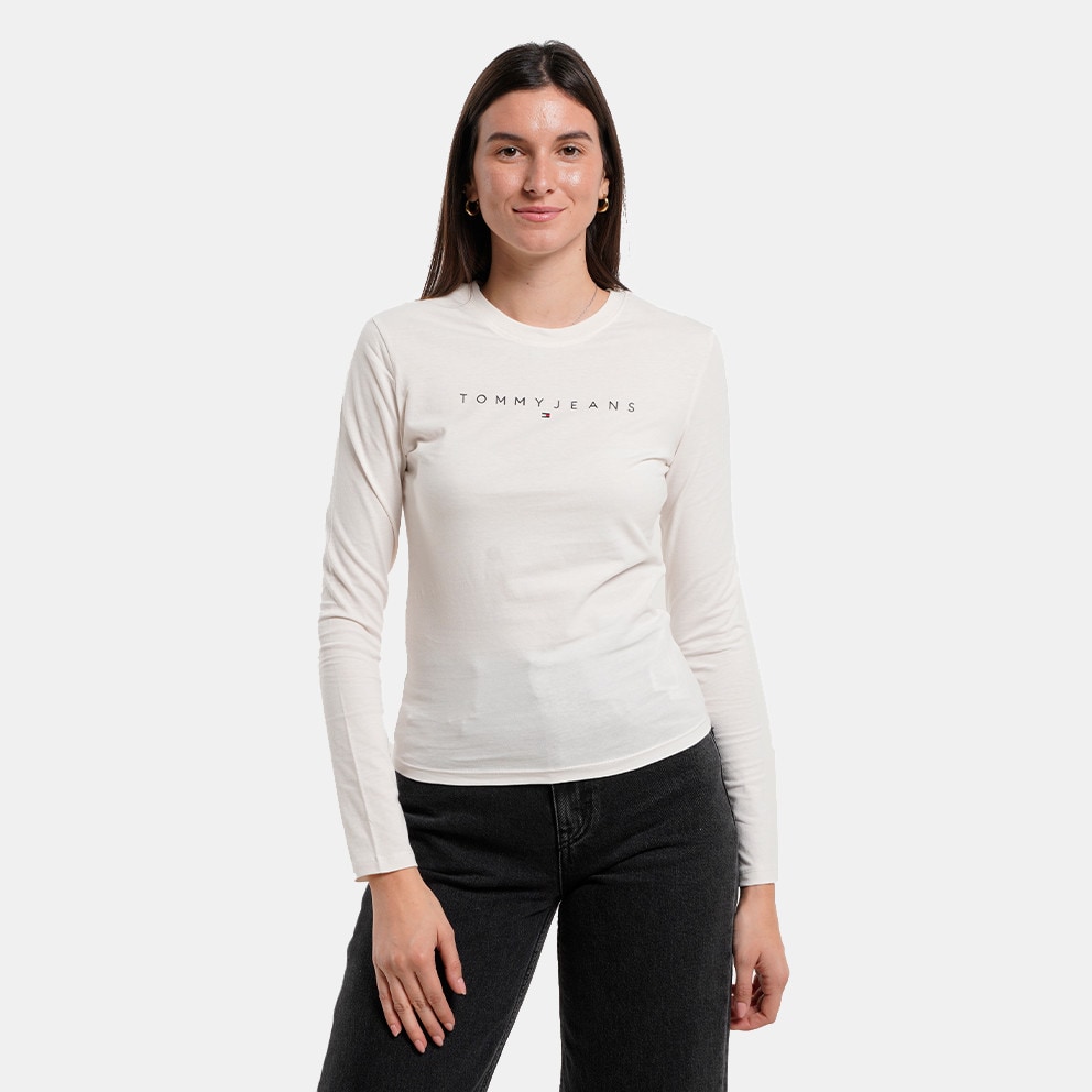 Tommy Jeans Slim Linear Γυναικεία Μακρυμάνικη Μπλούζα