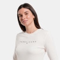 Tommy Jeans Slim Linear Γυναικεία Μακρυμάνικη Μπλούζα