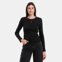 Tommy Jeans Slim Pointelle Women's Longsleeve Shirt