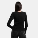 Tommy Jeans Slim Pointelle Women's Longsleeve Shirt