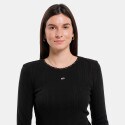 Tommy Jeans Slim Pointelle Women's Longsleeve Shirt