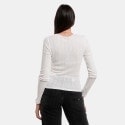 Tommy Jeans Slim Pointelle Women's Longsleeve Shirt