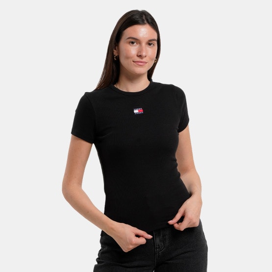Tommy Jeans Slim Badge Rib Women's T-Shirt