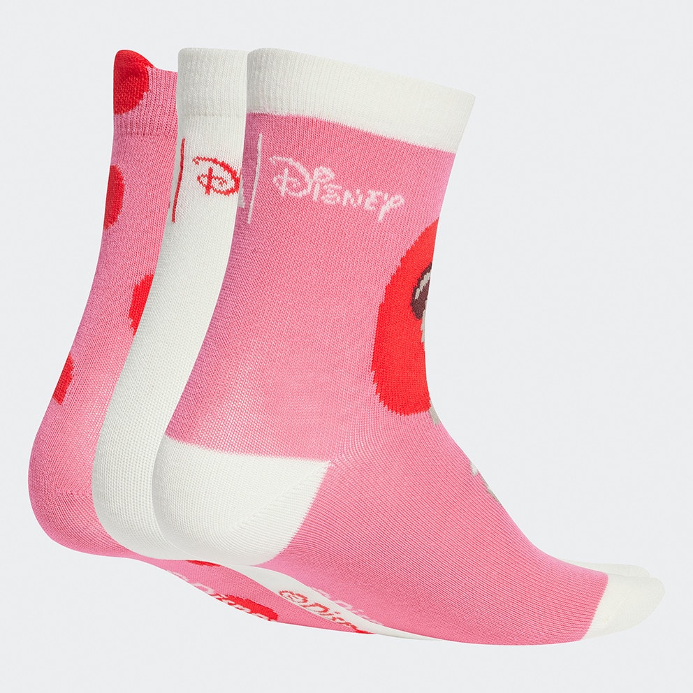 adidas x Disney Minnie Mouse 3-Pack Kids' Socks