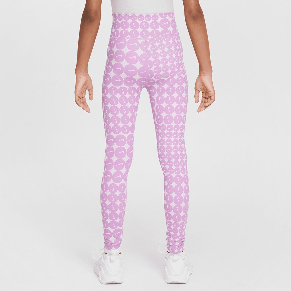 Nike One Dri-FIT AOP Kids' Leggings
