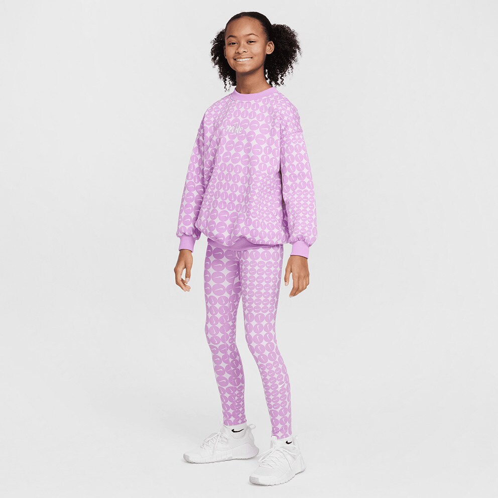 Nike One Dri-FIT AOP Kids' Leggings