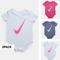 Nike 3 Pack Swoosh Infant's Set Bodysuit