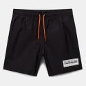 Napapijri V-Box Logo Black 041 Men's Swim Shorts