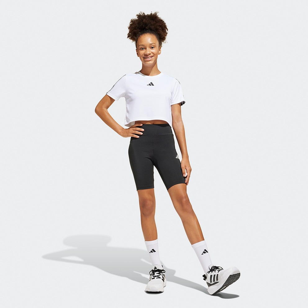 adidas Train Essentials 3-Stripes Tee Kids' Tracksuit Set