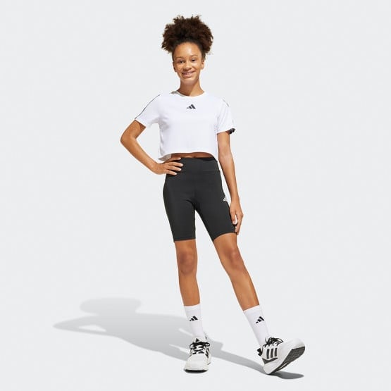 adidas Train Essentials 3-Stripes Tee Kids' Tracksuit Set
