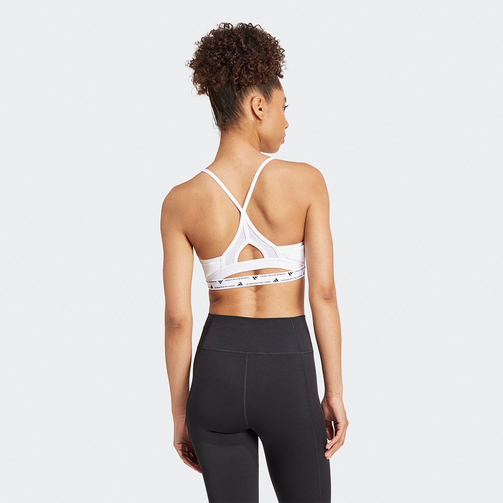 adidas Aeroreact 3-Stripes Light Support Women's Bra