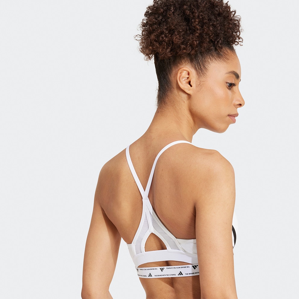 adidas Aeroreact 3-Stripes Light Support Women's Bra