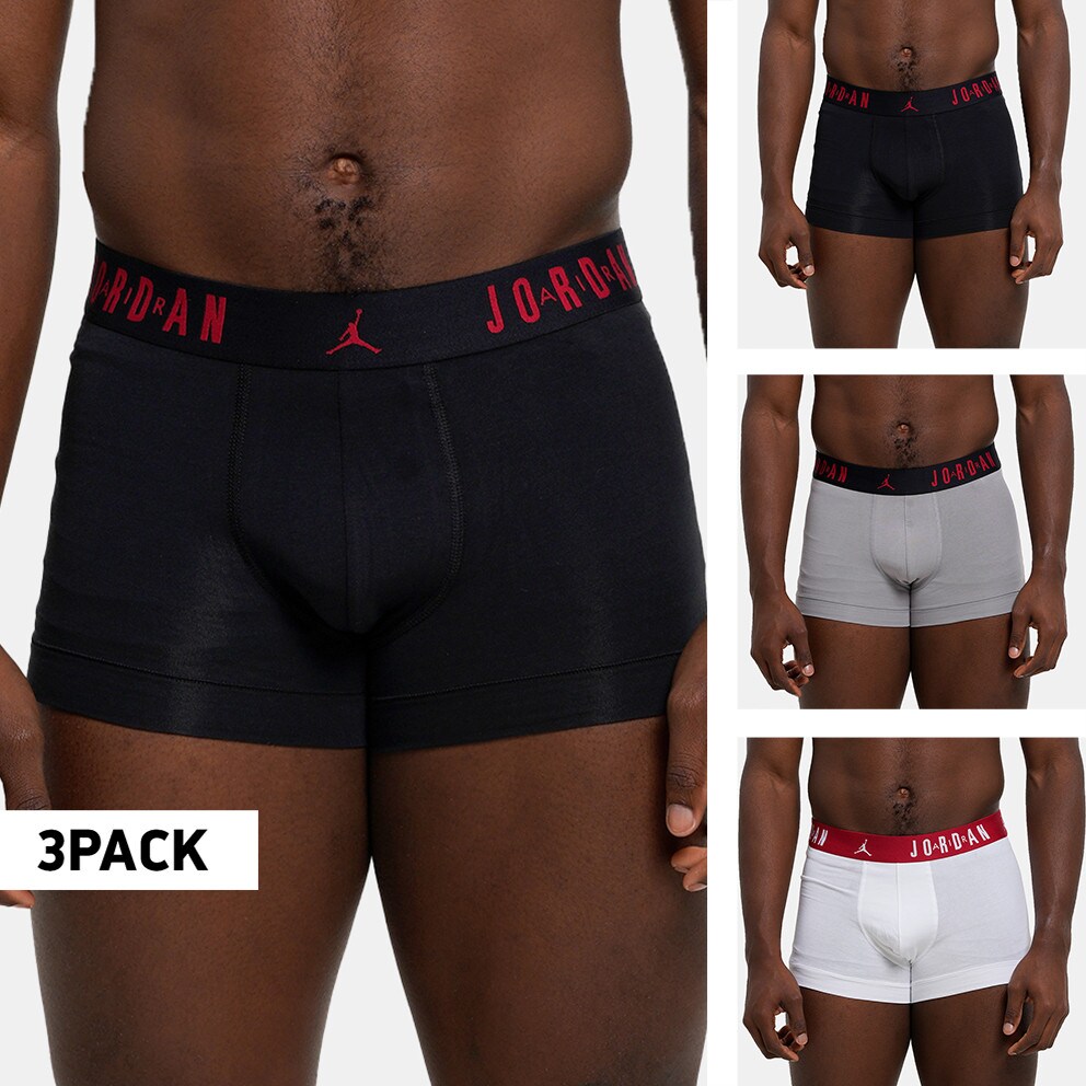 Jordan Mens Flight Cotton 3Pk Trunk