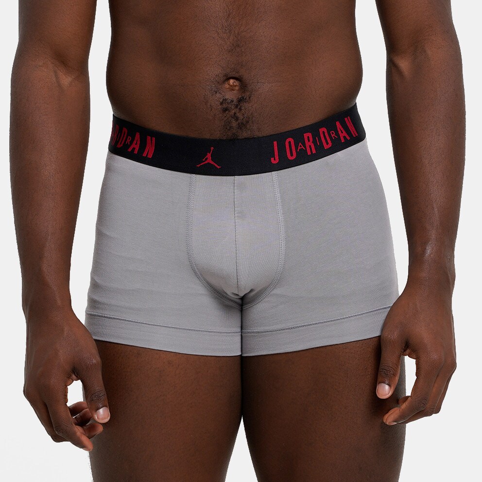 Jordan Mens Flight Cotton 3Pk Trunk