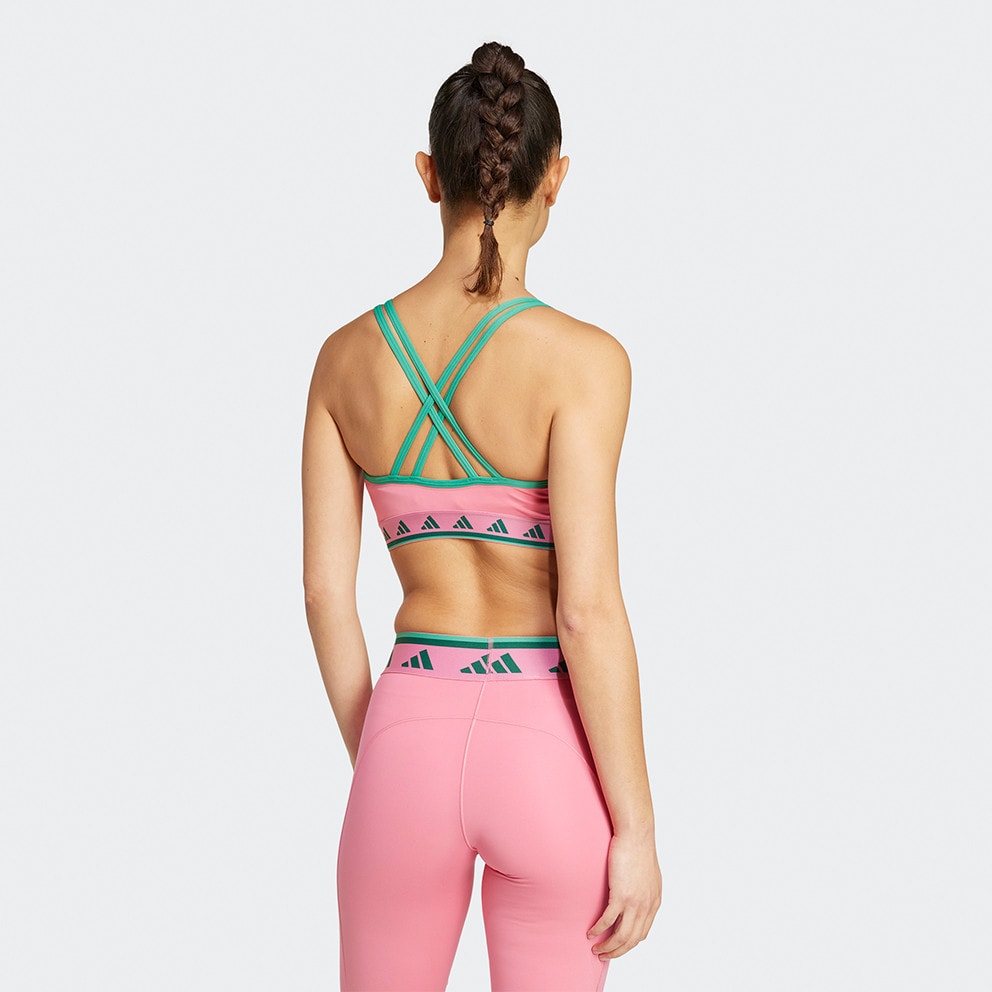 adidas Aeroreact 3-Stripes Light Support Women's Bra