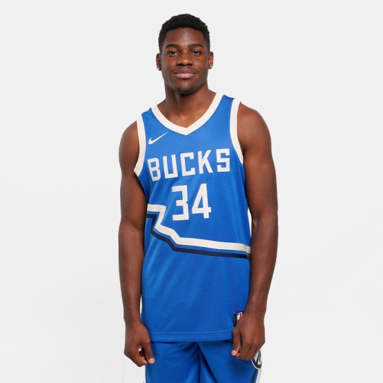 Nike NBA City Edition Giannis Antetokounmpo Milwaukee Bucks Men's Basketball Jersey