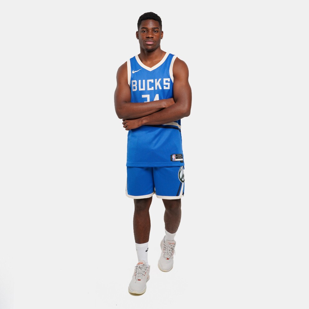 Nike NBA City Edition Giannis Antetokounmpo Milwaukee Bucks Ανδρική Μπασκετική Φανέλα
