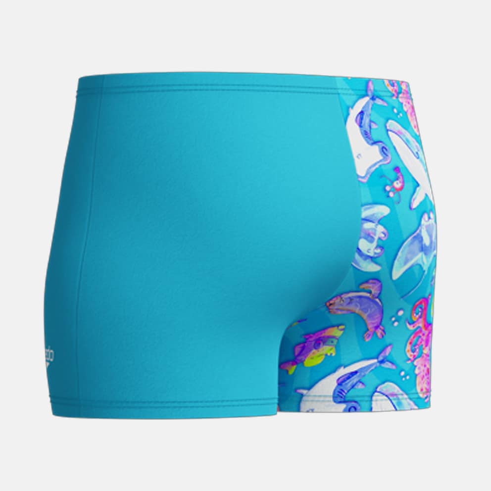 Speedo Boys Digital Allover Aquashort Kids' Swim Shorts