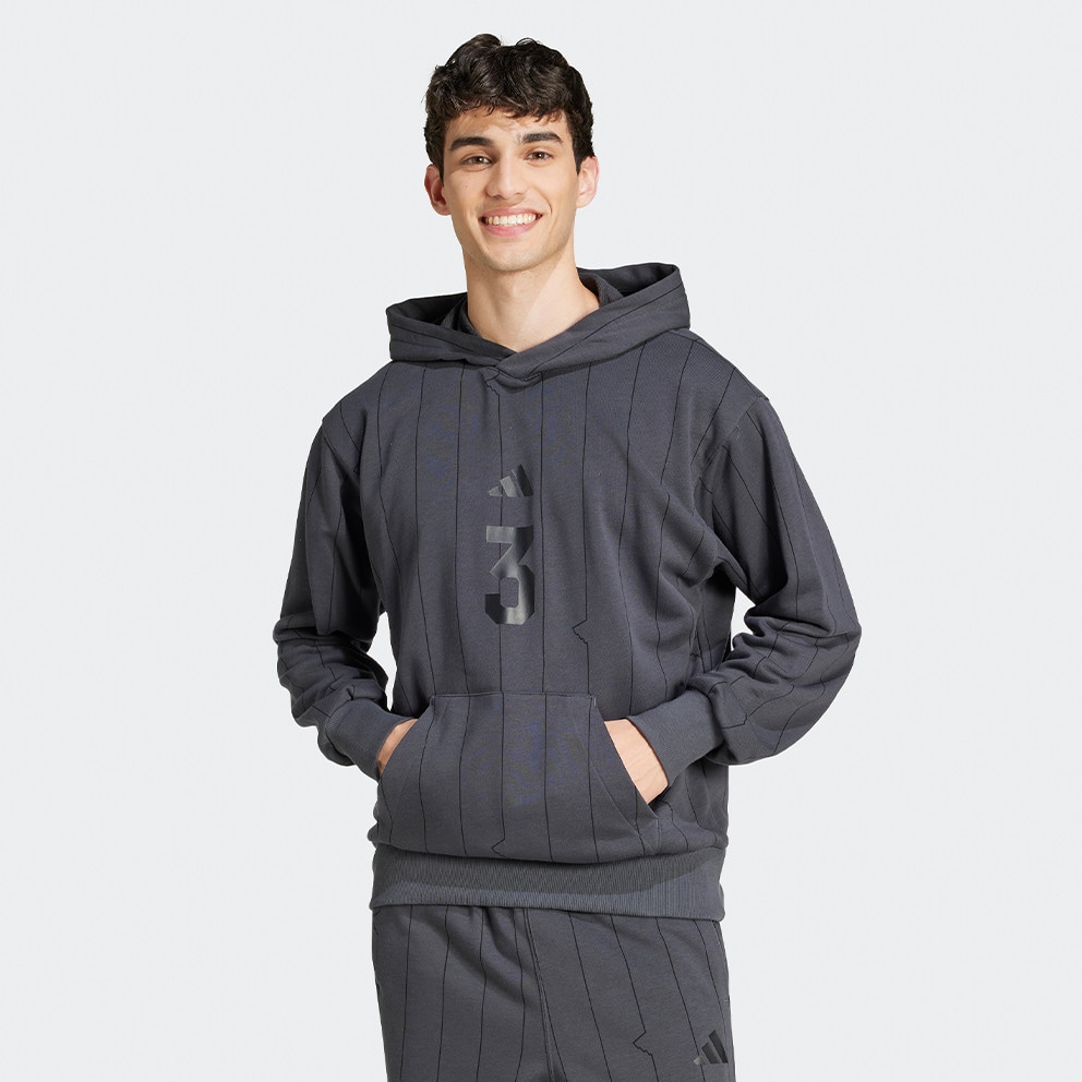 adidas Ανδρική Μπλούζα με Κουκούλα