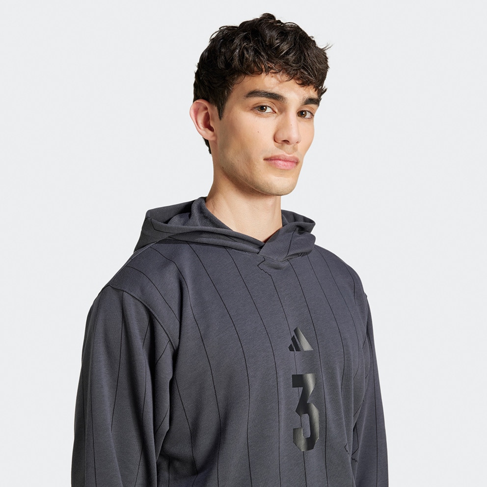 adidas Ανδρική Μπλούζα με Κουκούλα