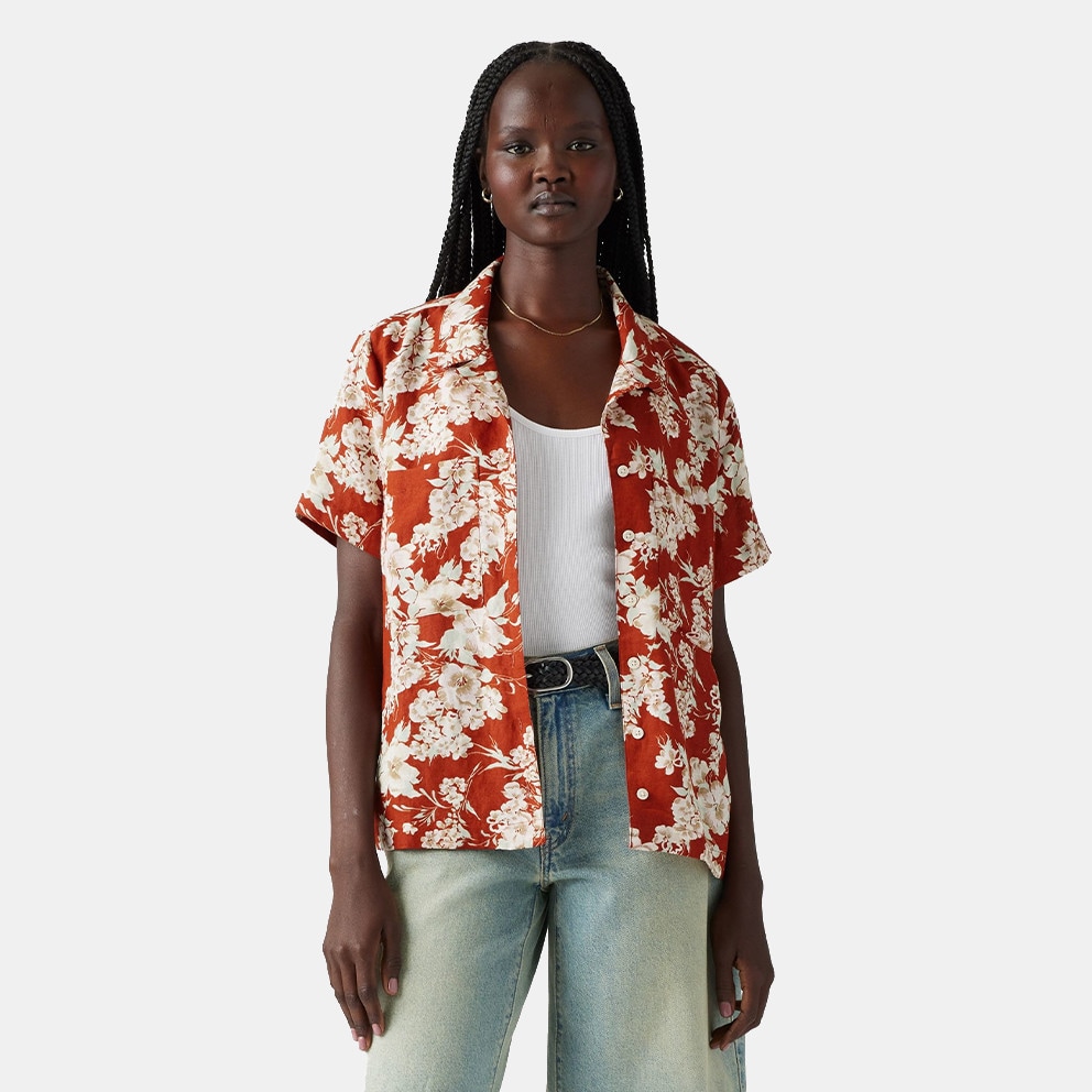Levi's Sonny Linen Blend Camp Women's Short Sleeved Shirt