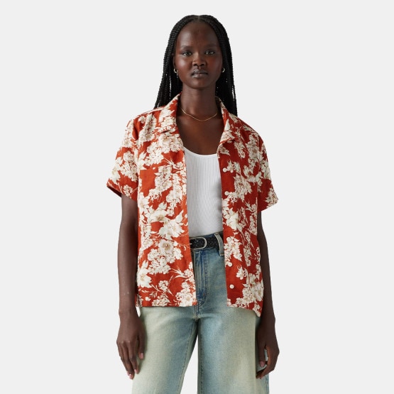 Levi's Sonny Linen Blend Camp Women's Short Sleeved Shirt