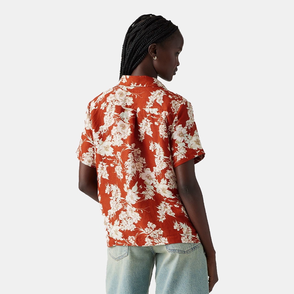 Levi's Sonny Linen Blend Camp Women's Short Sleeved Shirt