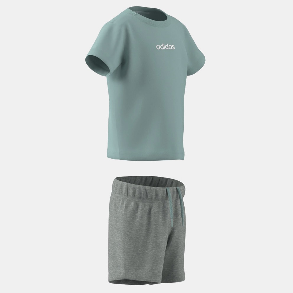 adidas Originals Lin T-Set 160 Short Tee Βρεφικό Σετ Φόρμας
