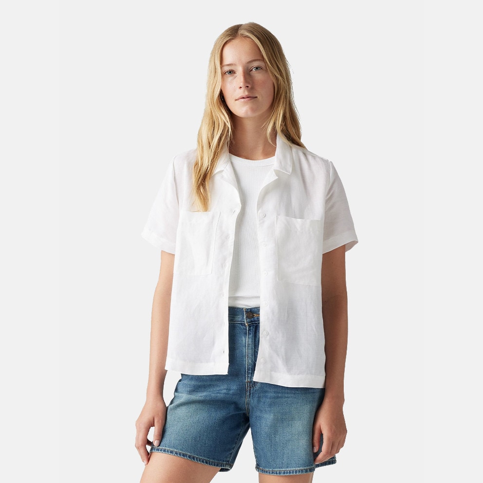 Levi's Sonny Linen Blend Camp Γυναικείο Κοντομάνικο Πουκάμισο