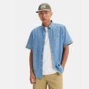 Levi's Authentic Button Down Med Indigo Men's Short Sleeved Shirt