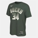 Nike Milwaukee Bucks Giannis Antetokounmpo 25 Men's T-Shirt