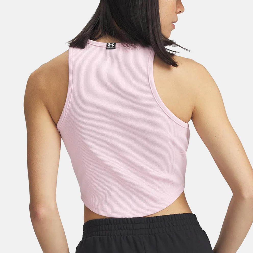 Under Armour UA Rival Rib Γυναικείο Αμάνικο T-Shirt