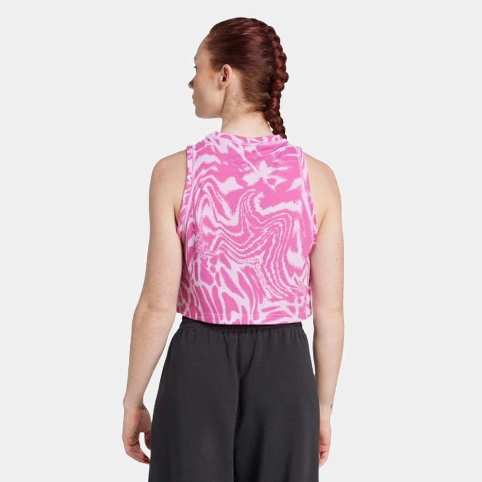 adidas All Over Print Γυναικείο Αμάνικο T-Shirt